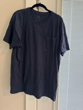 Fruit of the Loom Men's Pocket Tee - Dark Navy